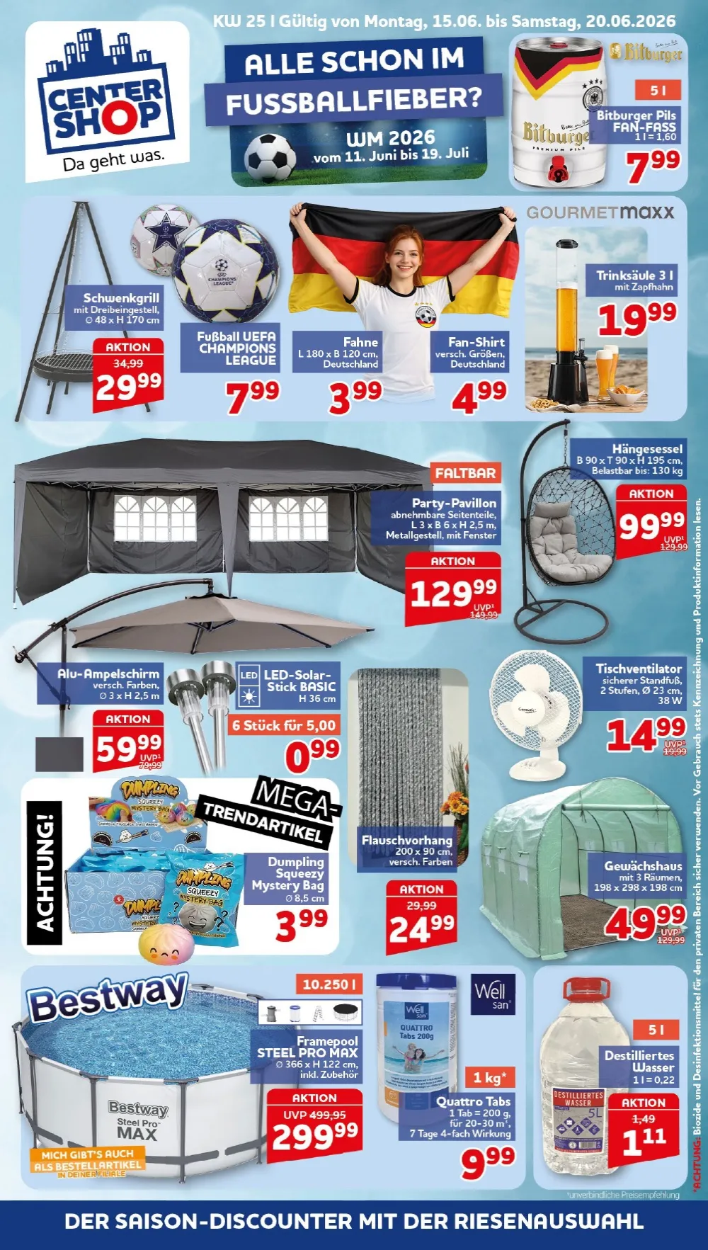 Centershop Prospekt ab 15.06.2026 diese & nächste woche - Bild 1 ab 15.06.2026