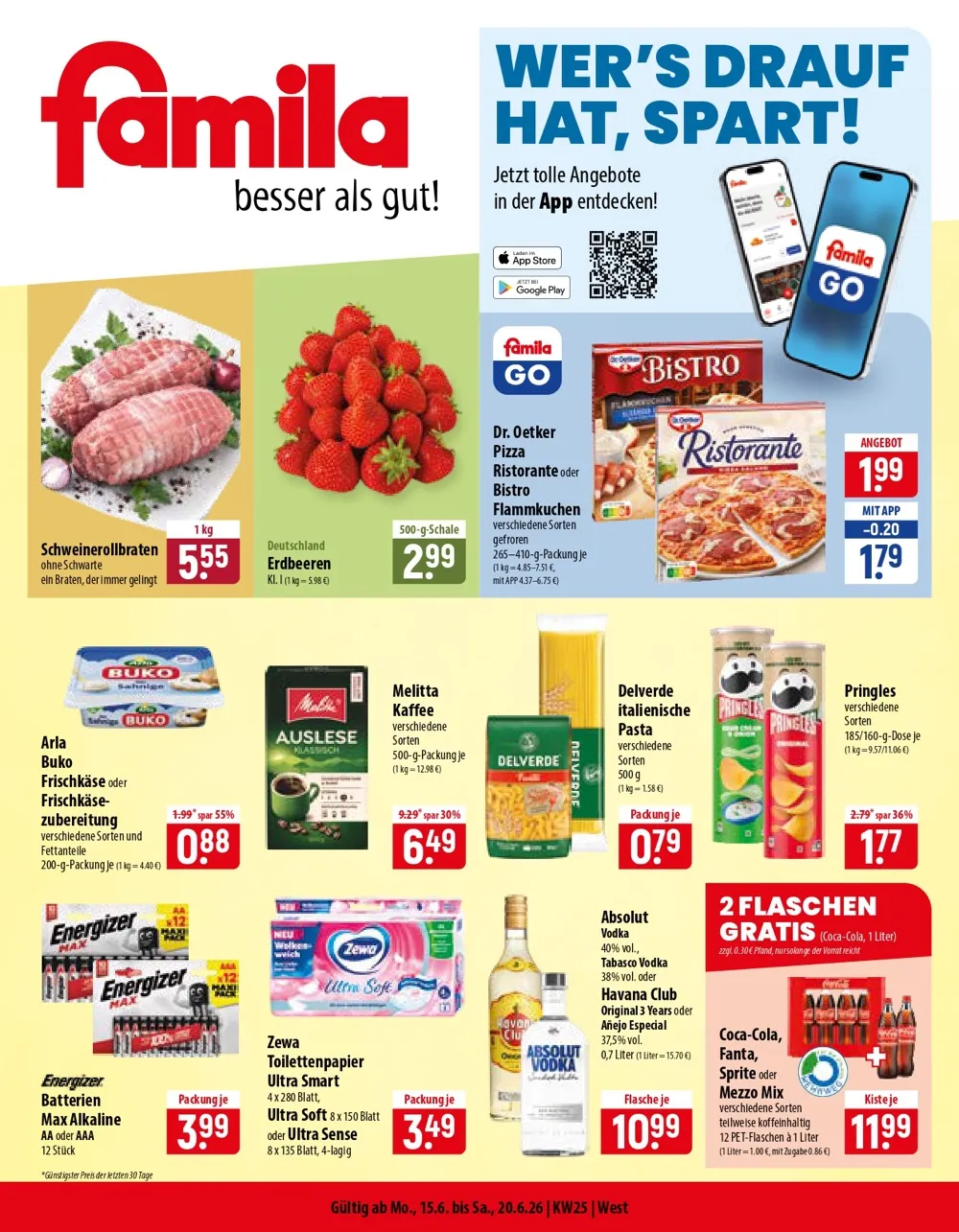 Famila Prospekt ab 08.06 & ab 15.06.2026 nächste woche - Bild 1 ab 15.06.2026