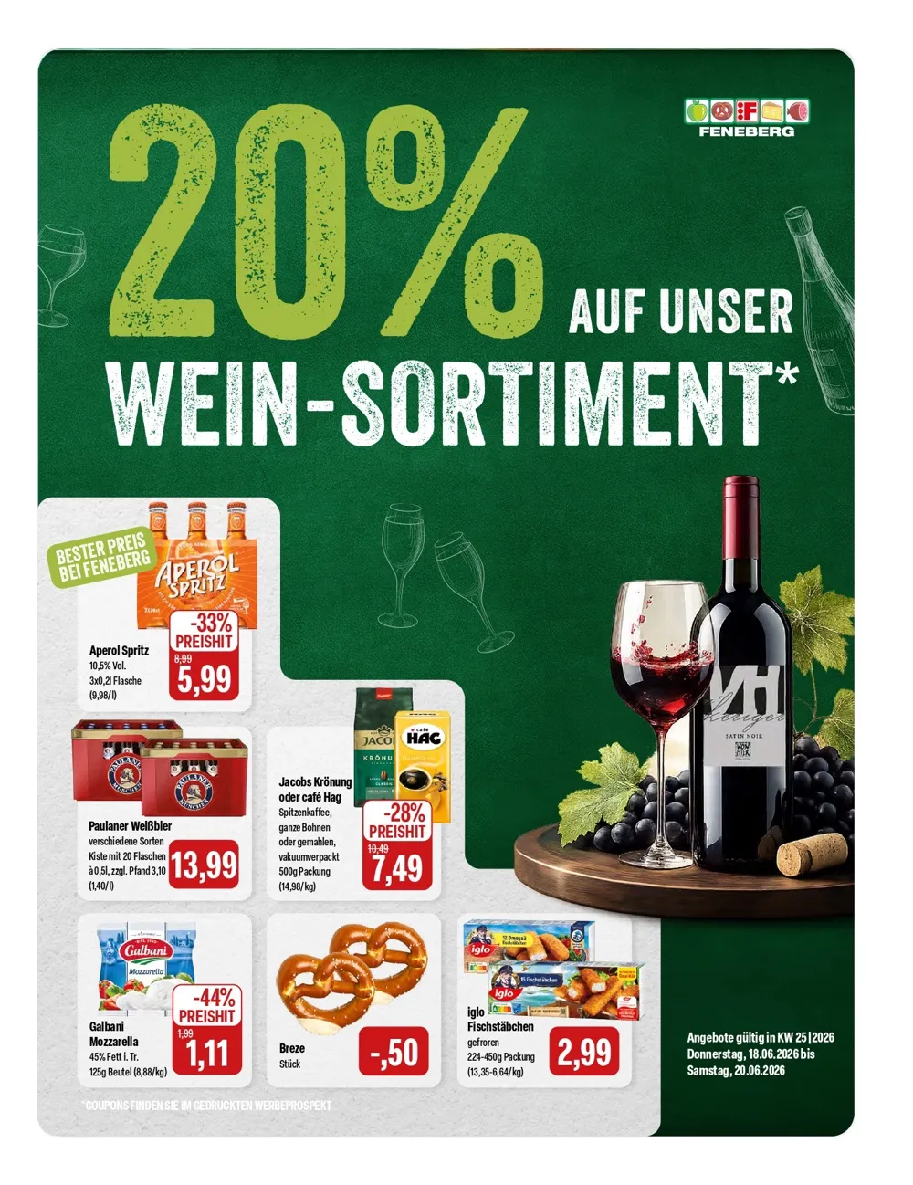 Feneberg Prospekt ab 18.06.2026 diese & nächste woche - Bild 1 ab 18.06.2026