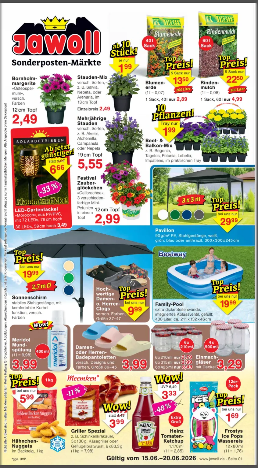 Jawoll Prospekt ab 08.06 & ab 15.06.2026 nächste woche - Bild 1 ab 15.06.2026