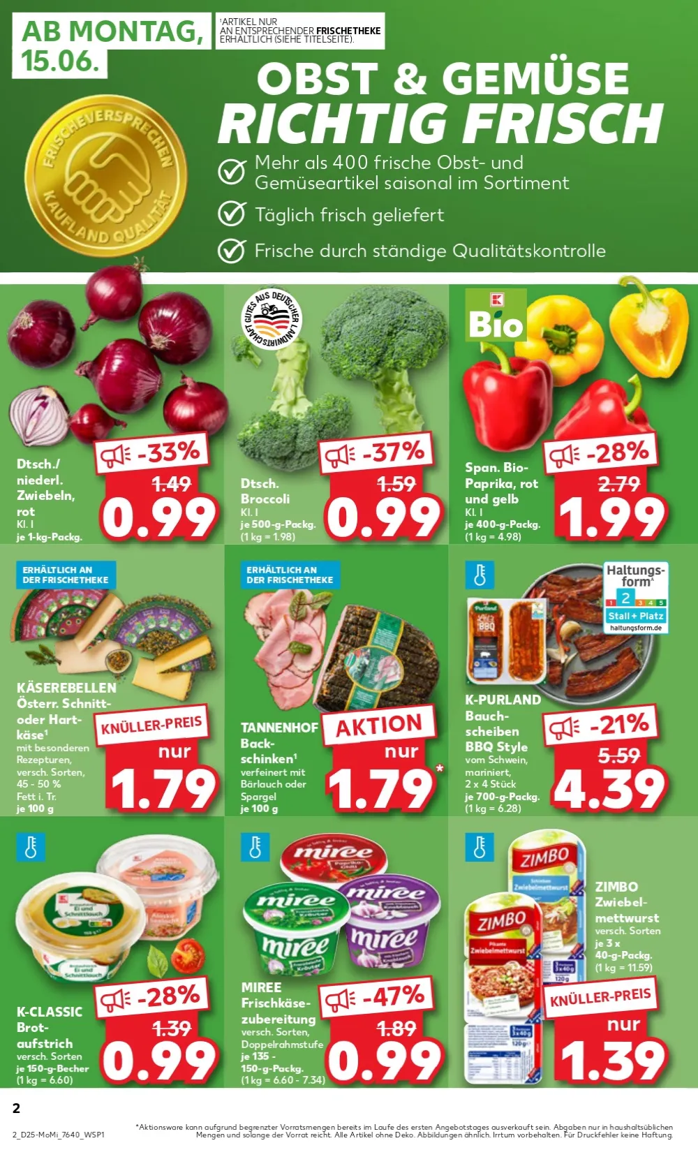 Kaufland Prospekt ab 11.06 & ab 18.06.2026 nächste woche - Bild 2 ab 15.06 - 17.06