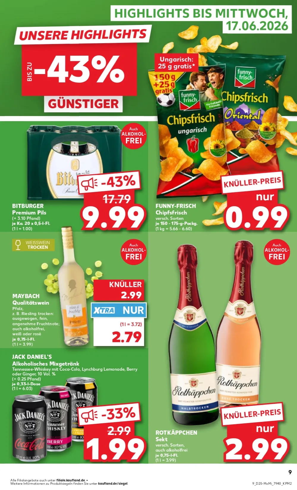 Kaufland Prospekt ab 11.06 & ab 18.06.2026 nächste woche - Bild 1 ab 15.06 - 17.06