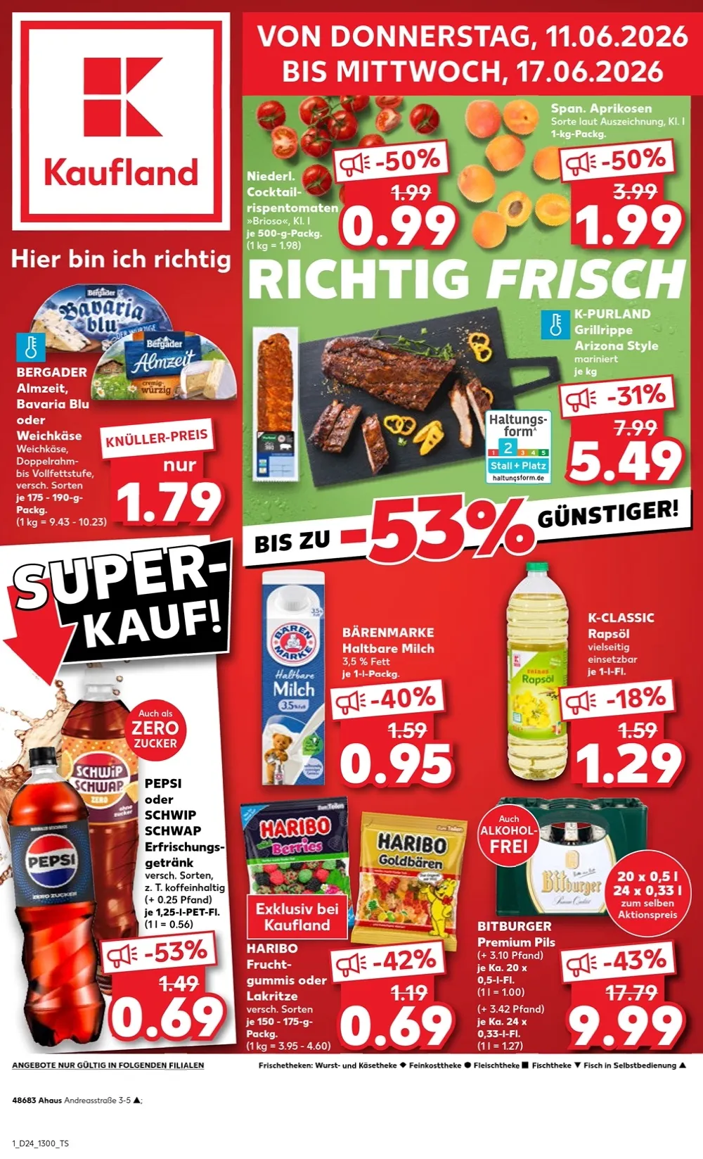 Kaufland Prospekt ab 11.06 & ab 18.06.2026 nächste woche - Bild 1 ab 11.06.2026