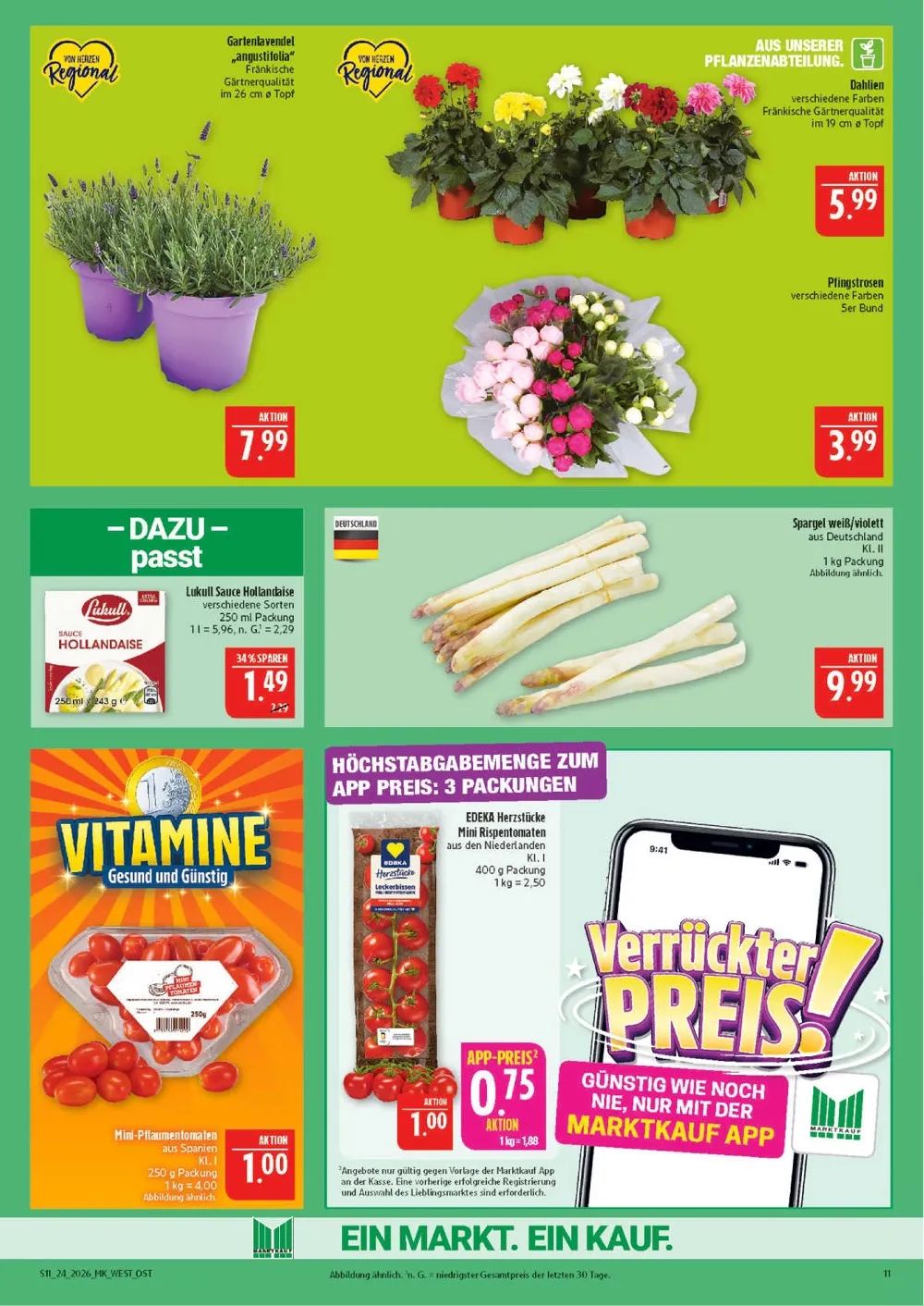 Marktkauf Prospekt ab 08.06 & ab 15.06.2026 nächste woche - Bild 1 ab 08.06.2026