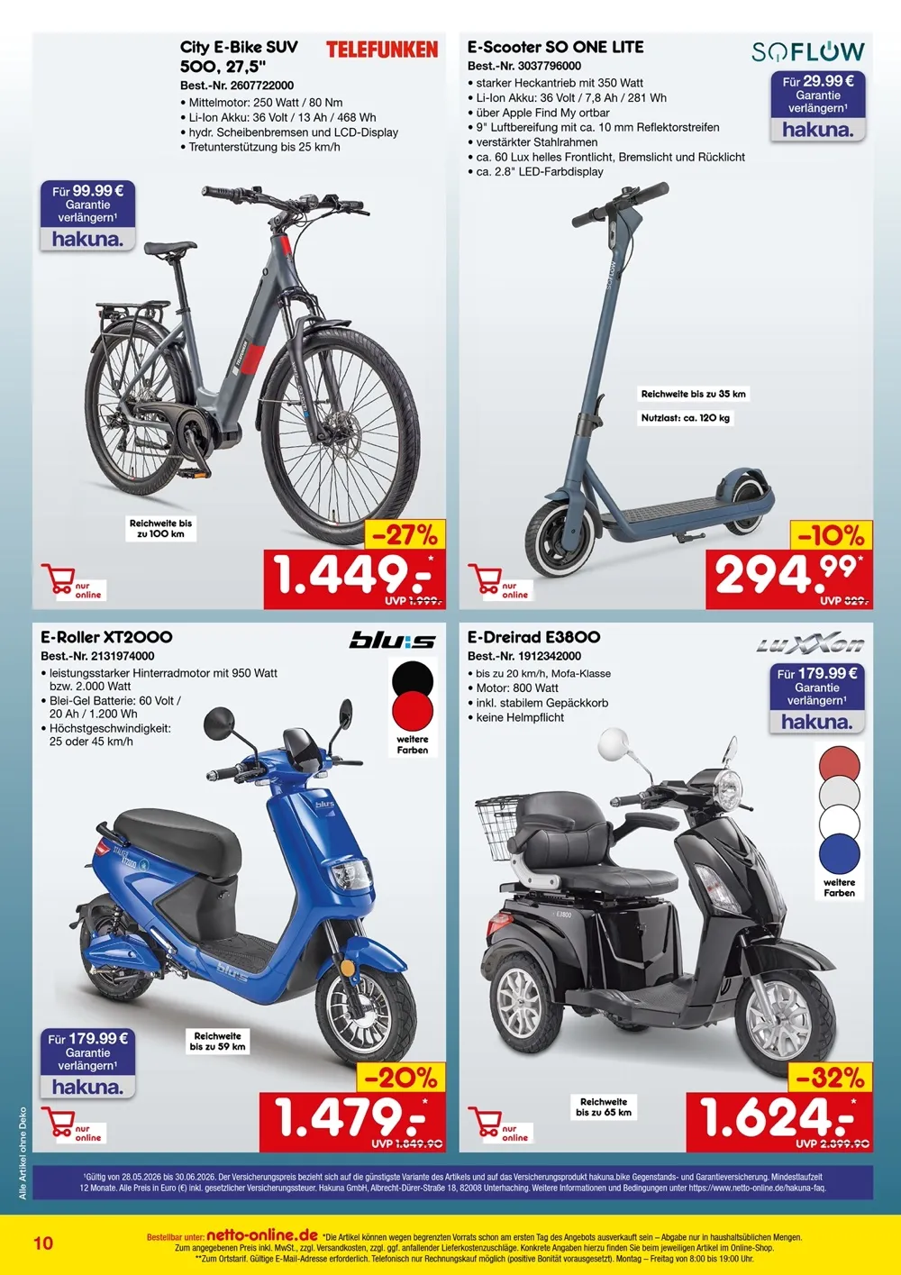 Online Angebote Juni