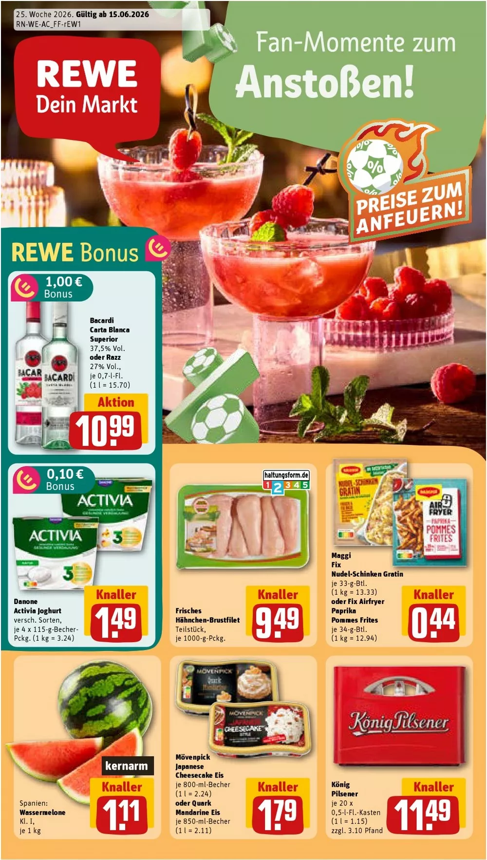 Rewe Prospekt ab 15.06.2026 diese & nächste woche - Bild 1 ab 15.06.2026