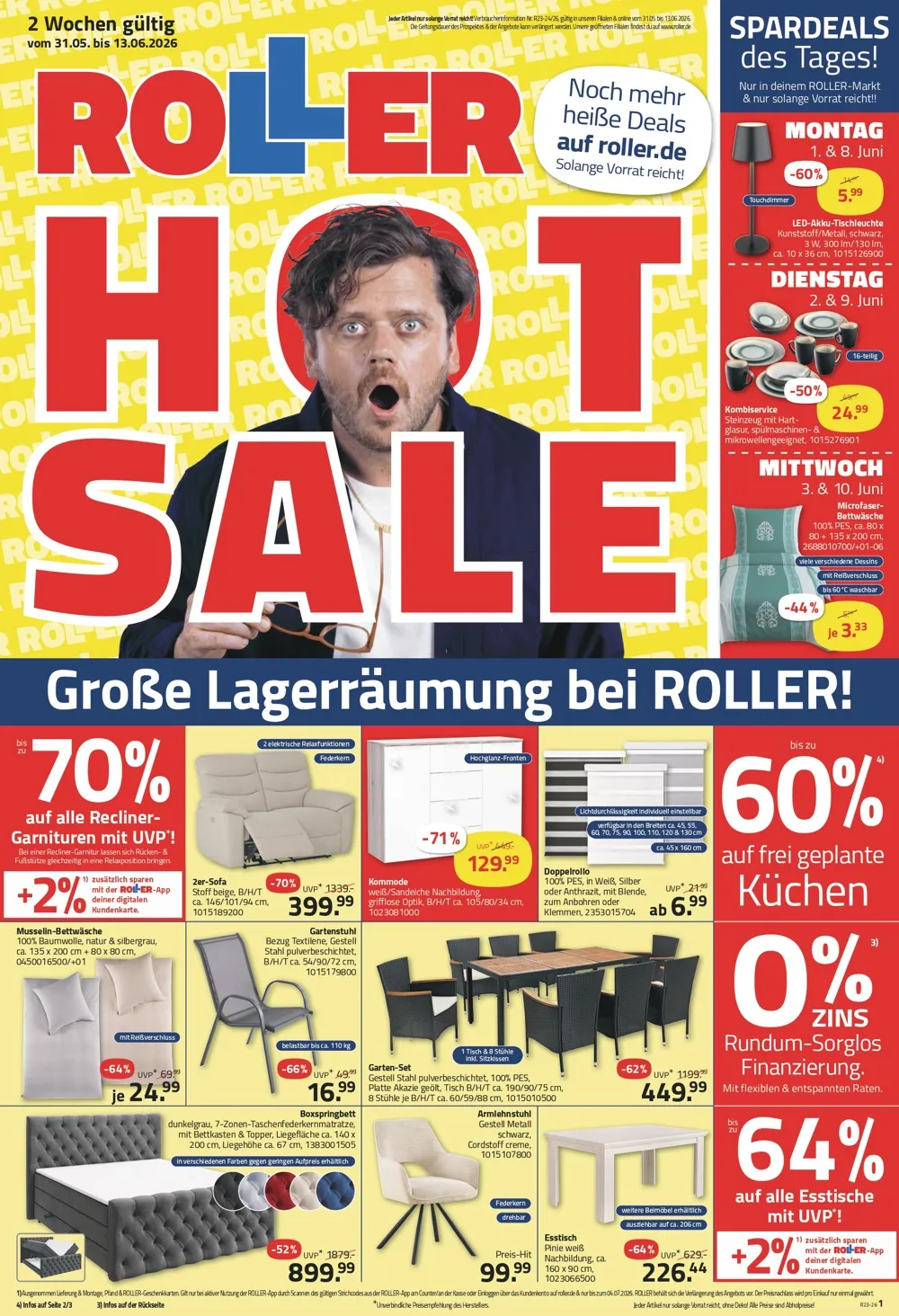 Roller Prospekt ab 15.06 & ab 22.06.2026 nächste woche - Bild 1 ab 08.06.2026