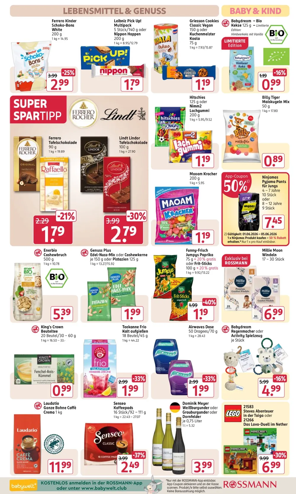 Rossmann Prospekt Gültig Vom 08.06.2026 &Amp; 15.06.2026 - Bild 1 Ab 08.06.2026