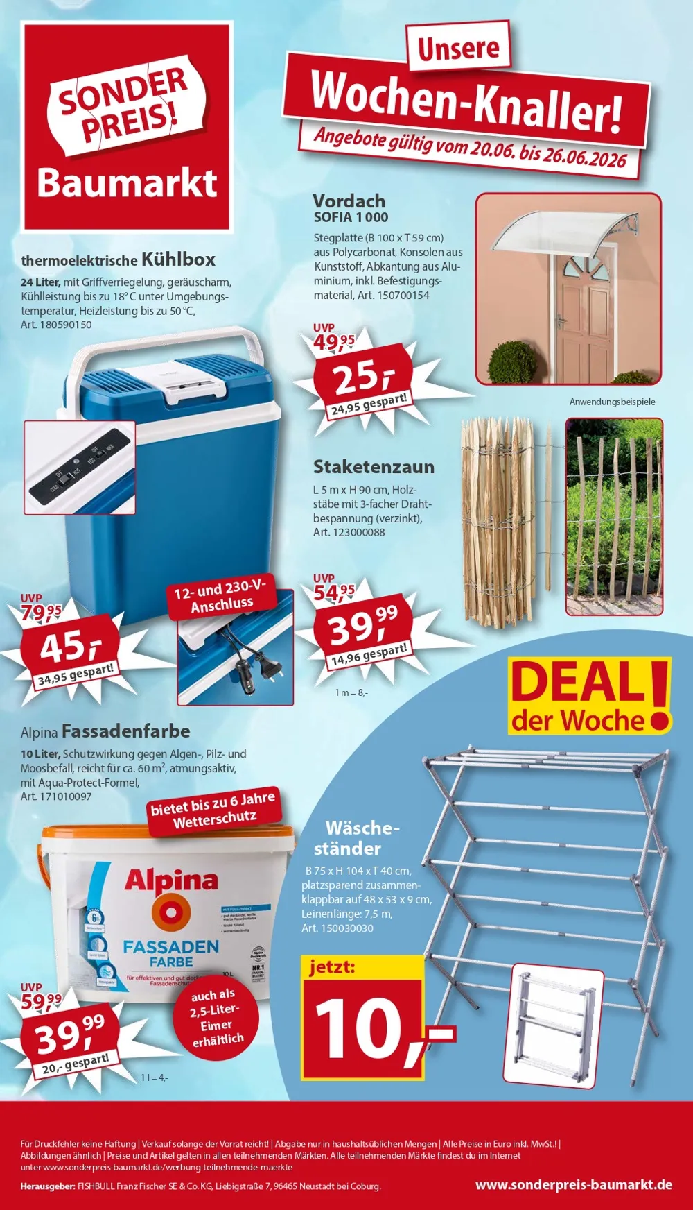 Sonderpreis Baumarkt Prospekt ab 13.06 & ab 20.06.2026 nächste woche - Bild 1 ab 20.06.2026