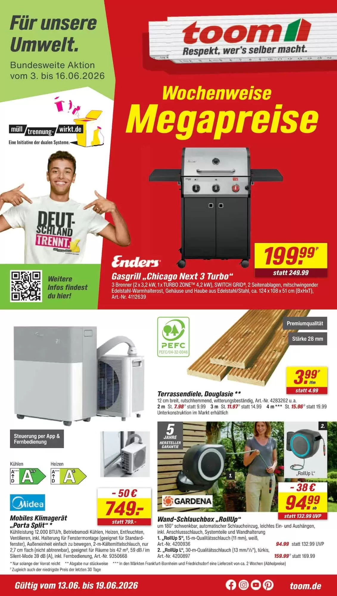 Toom Baumarkt Prospekt ab 13.06.2026 diese & nächste woche - Bild 1 ab 13.06.2026