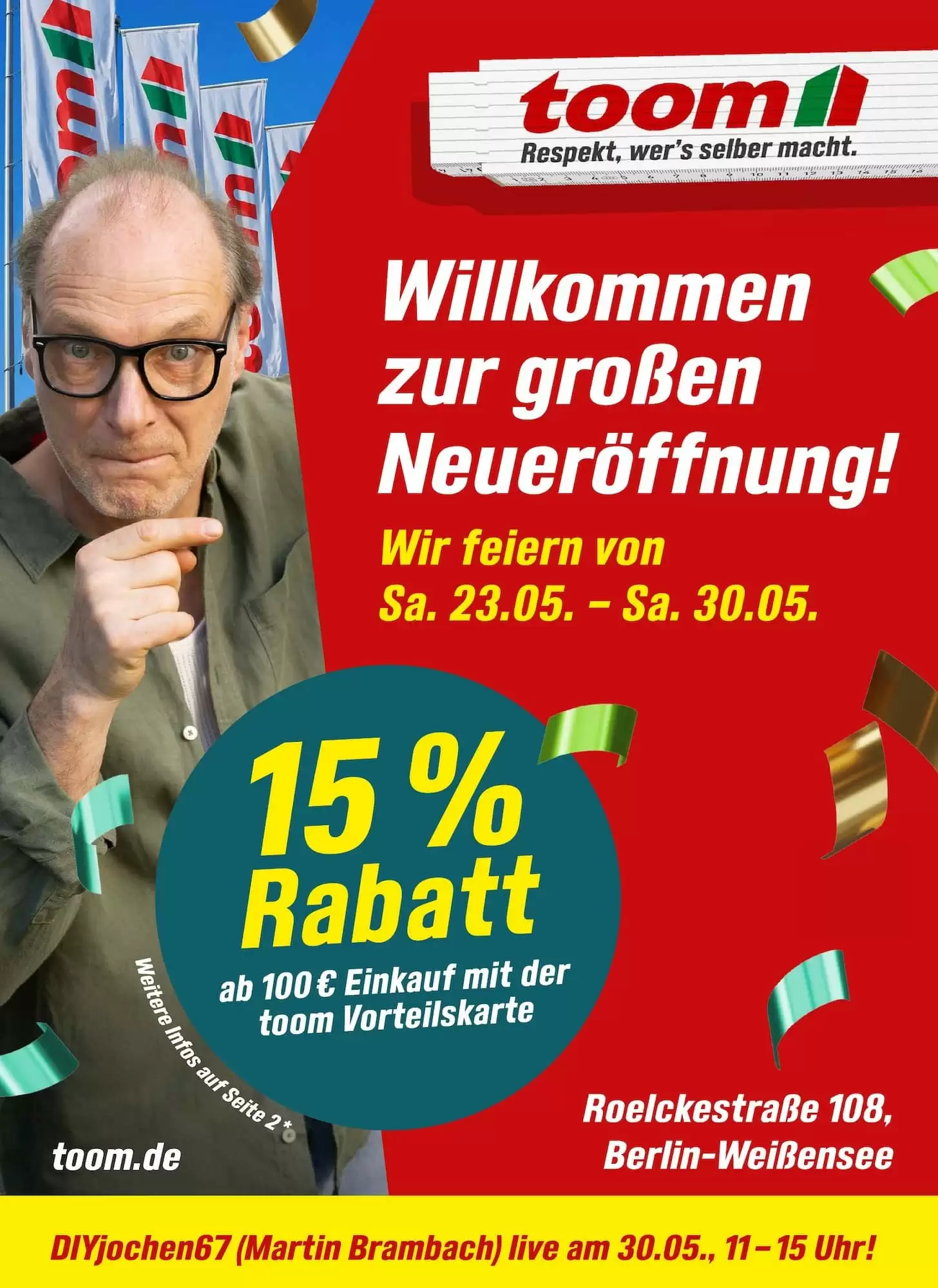Toom Baumarkt Prospekt ab 13.06.2026 diese & nächste woche - Bild 1 ab 23.05.2026