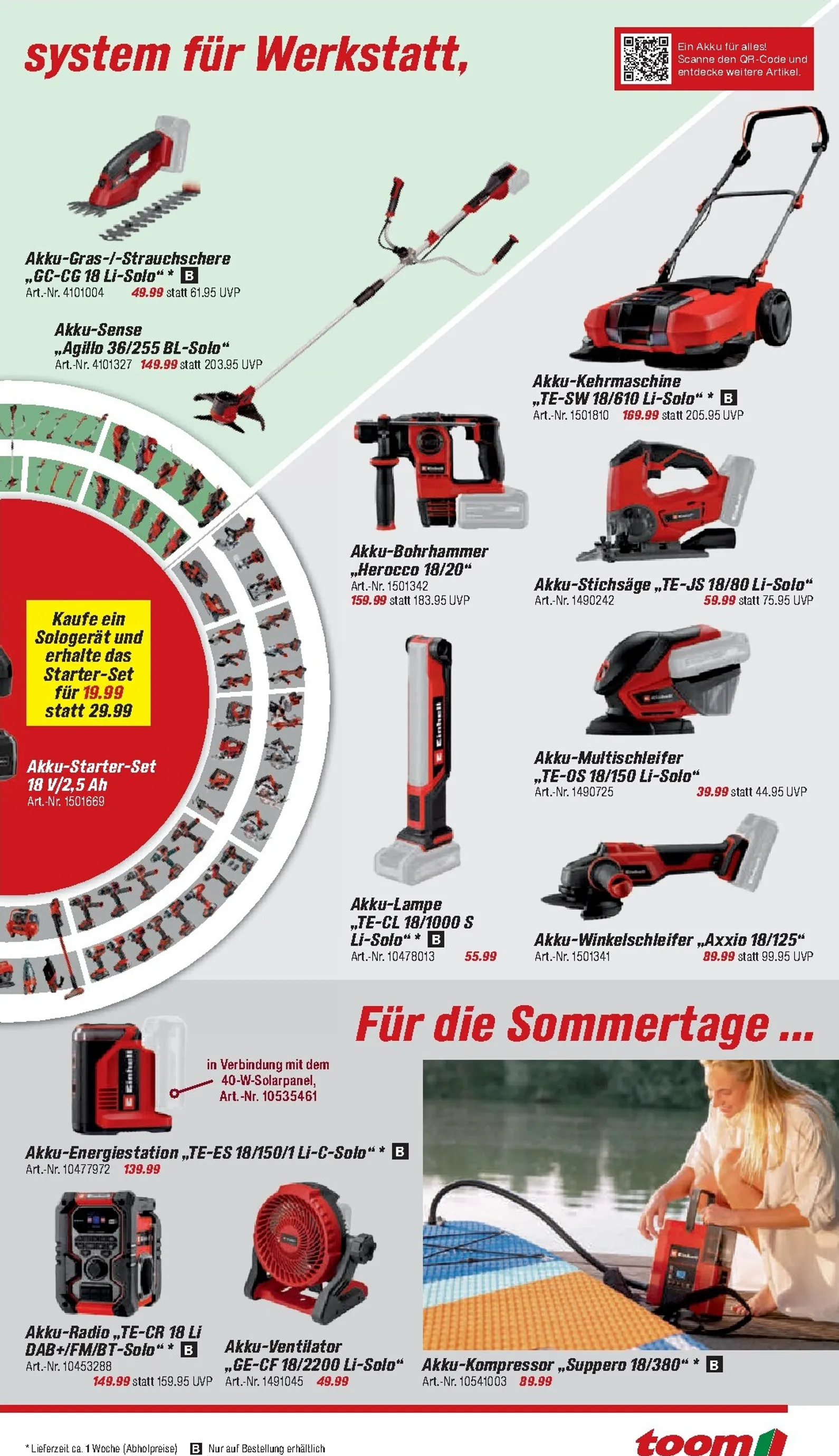 Toom Baumarkt Prospekt ab 13.06 & ab 20.06.2026 nächste woche - Bild 1 ab 20.05.2026