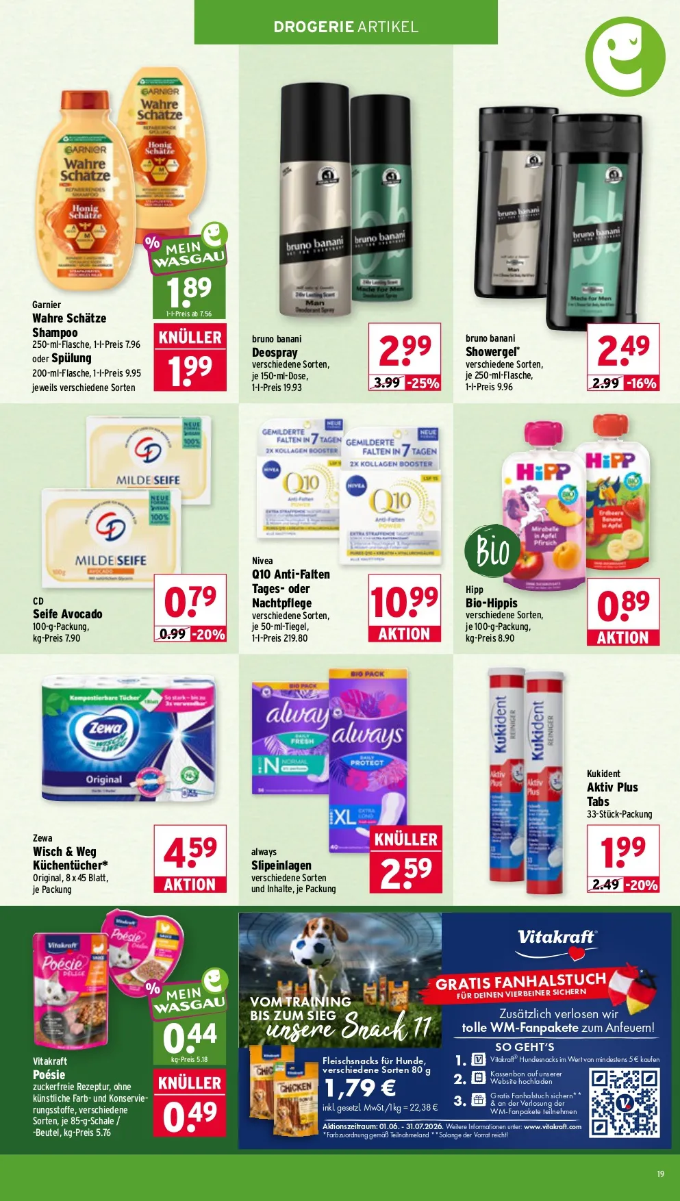 Wasgau Prospekt ab 15.06 & ab 22.06.2026 nächste woche - Bild 1 ab 15.06.2026