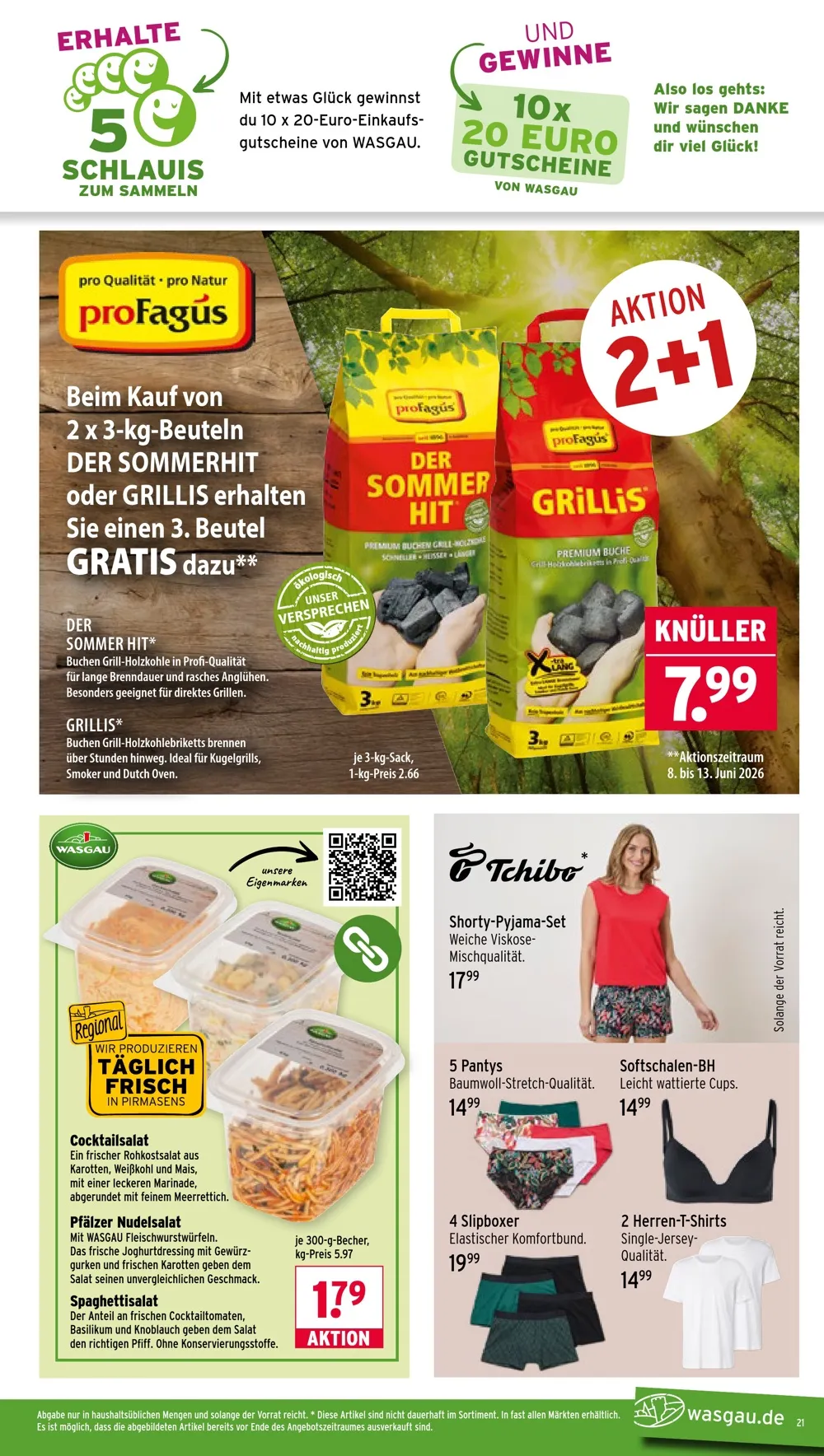 Wasgau Prospekt Ab 08.06.2026 &Amp; 15.06.2026 - Bild 1 Ab 08.06.2026