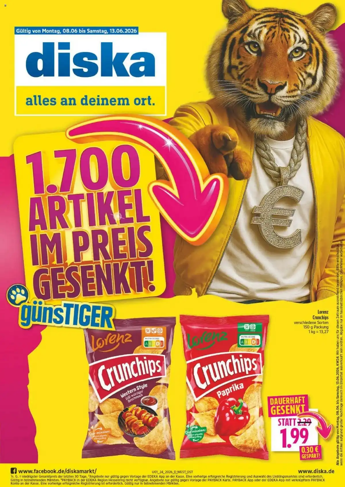 Diska Prospekt ab 08.06 & ab 15.06.2026 nächste woche - Bild 1 ab 08.06.2026