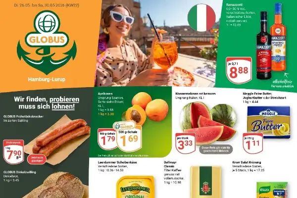 Spannende Globus Prospekt Nchste Woche Bilder