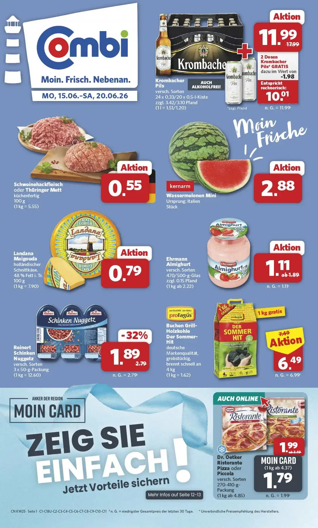 Combi Prospekt ab 15.06.2026 diese & nächste woche - Bild 1 ab 15.06.2026