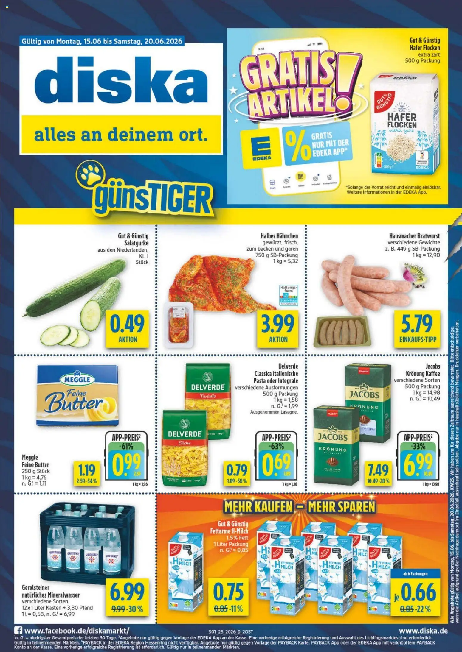 Diska Prospekt ab 08.06 & ab 15.06.2026 nächste woche - Bild 1 ab 15.06.2026