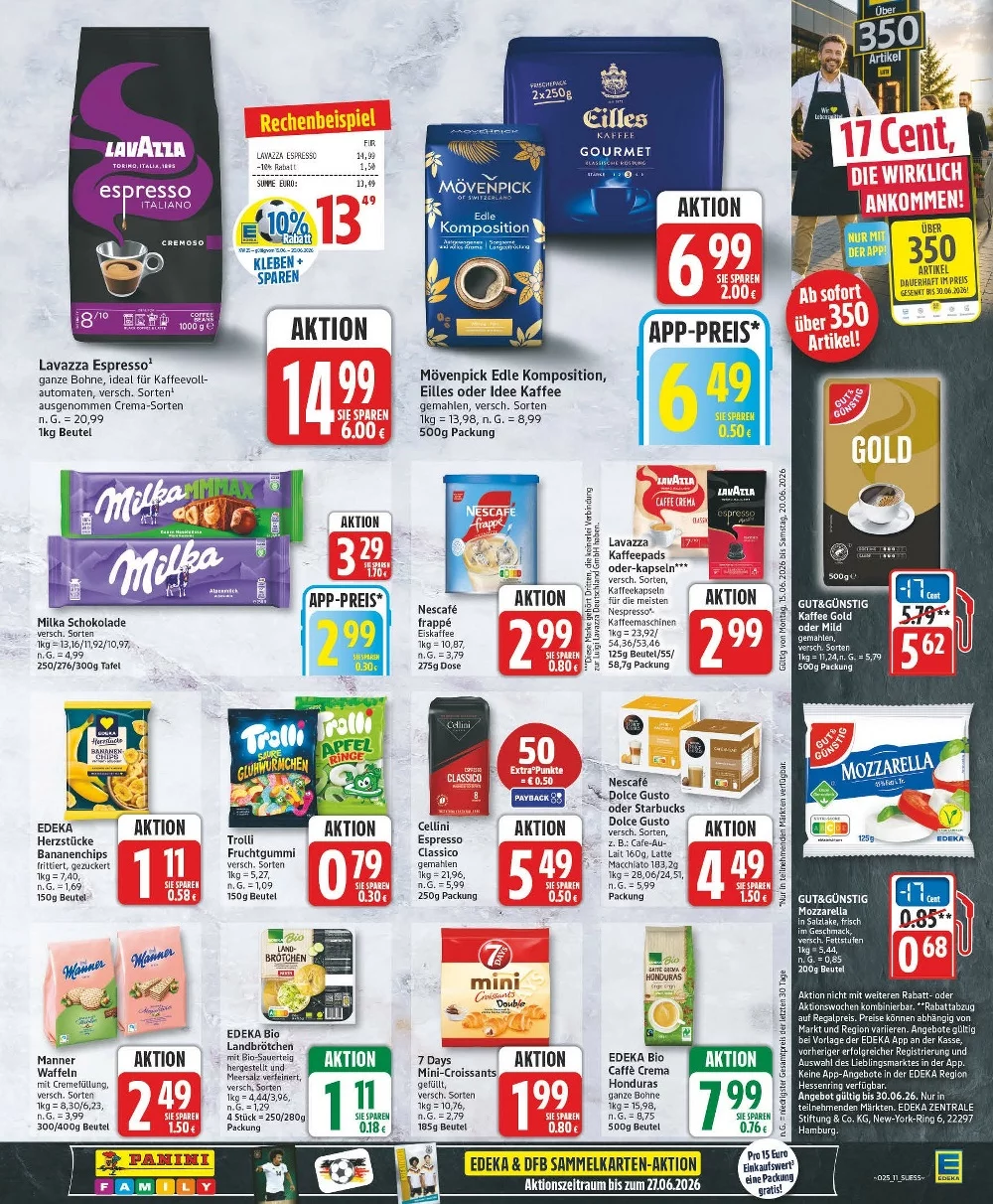 Edeka Prospekt ab 15.06.2026 diese & nächste woche - Bild 1 ab 15.06.2026