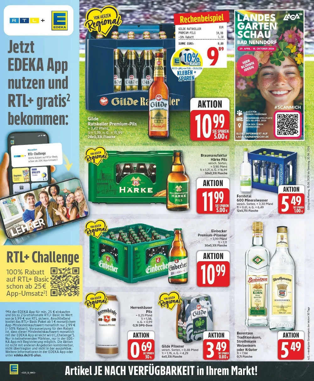 Edeka Prospekt ab 15.06.2026 diese & nächste woche - Bild 2 ab 15.06.2026