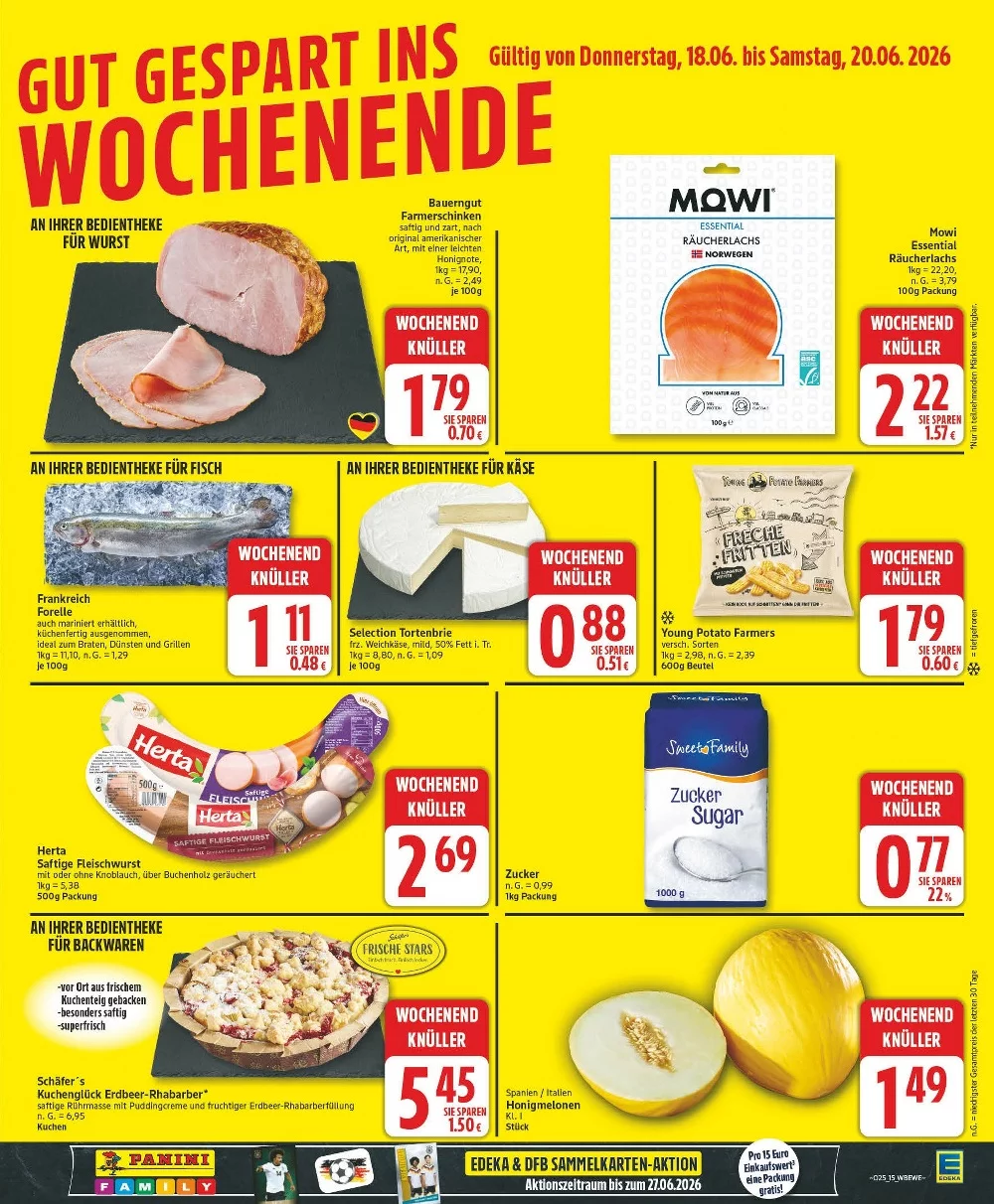 Edeka Prospekt ab 15.06.2026 diese & nächste woche - Bild 1 ab 15.06.2026