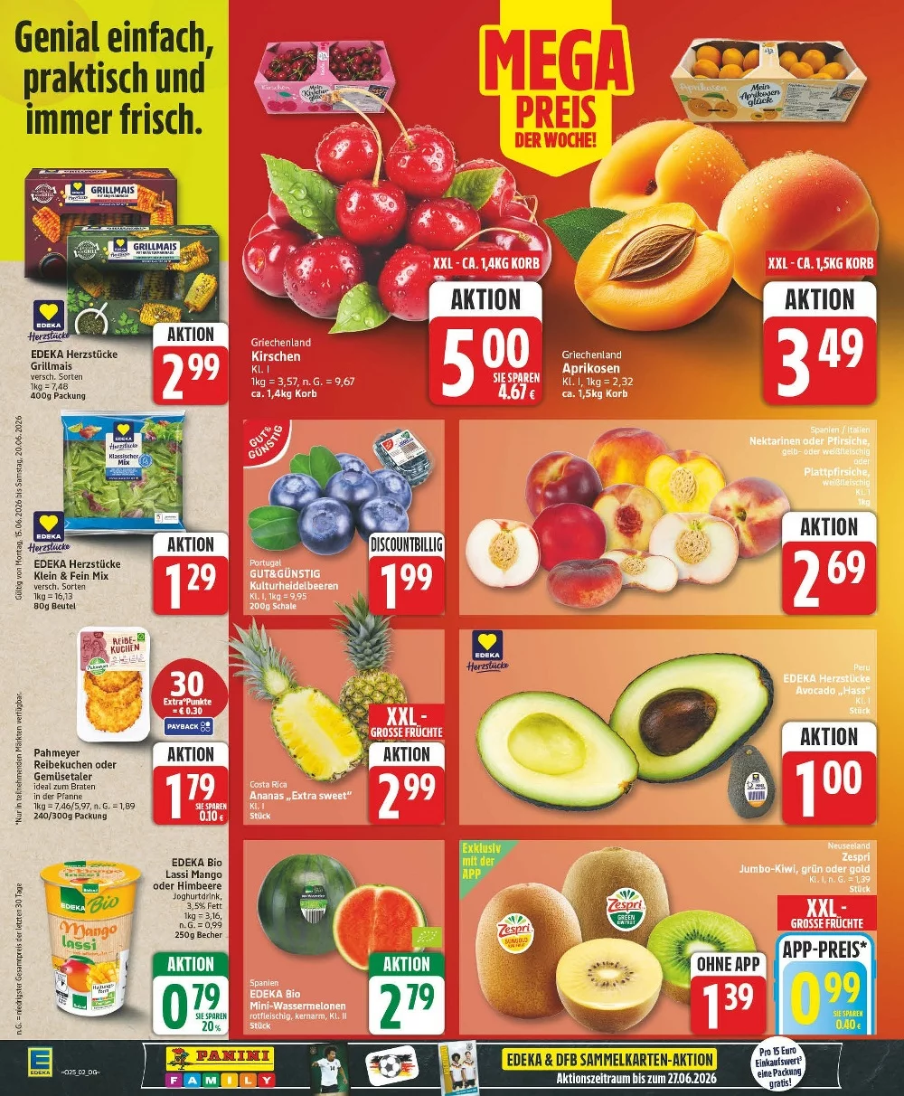 Edeka Prospekt ab 15.06.2026 diese & nächste woche - Bild 2 ab 15.06.2026