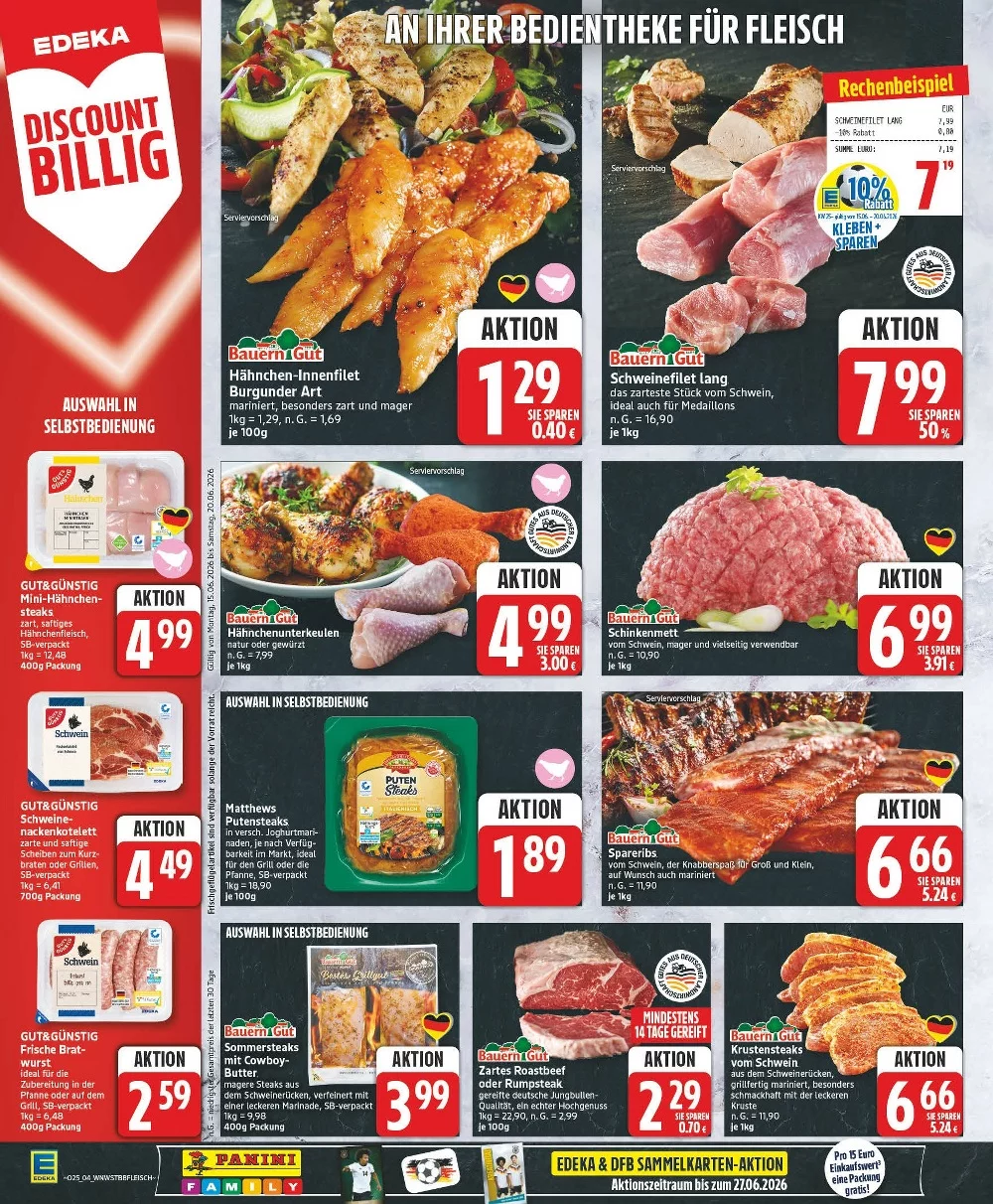 Edeka Prospekt ab 15.06.2026 diese & nächste woche - Bild 2 ab 15.06.2026