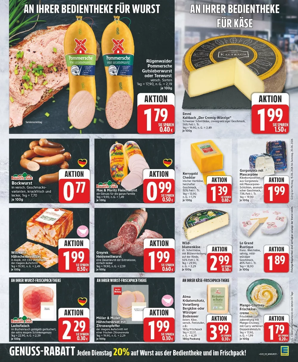 Edeka Prospekt ab 15.06.2026 diese & nächste woche - Bild 3 ab 15.06.2026