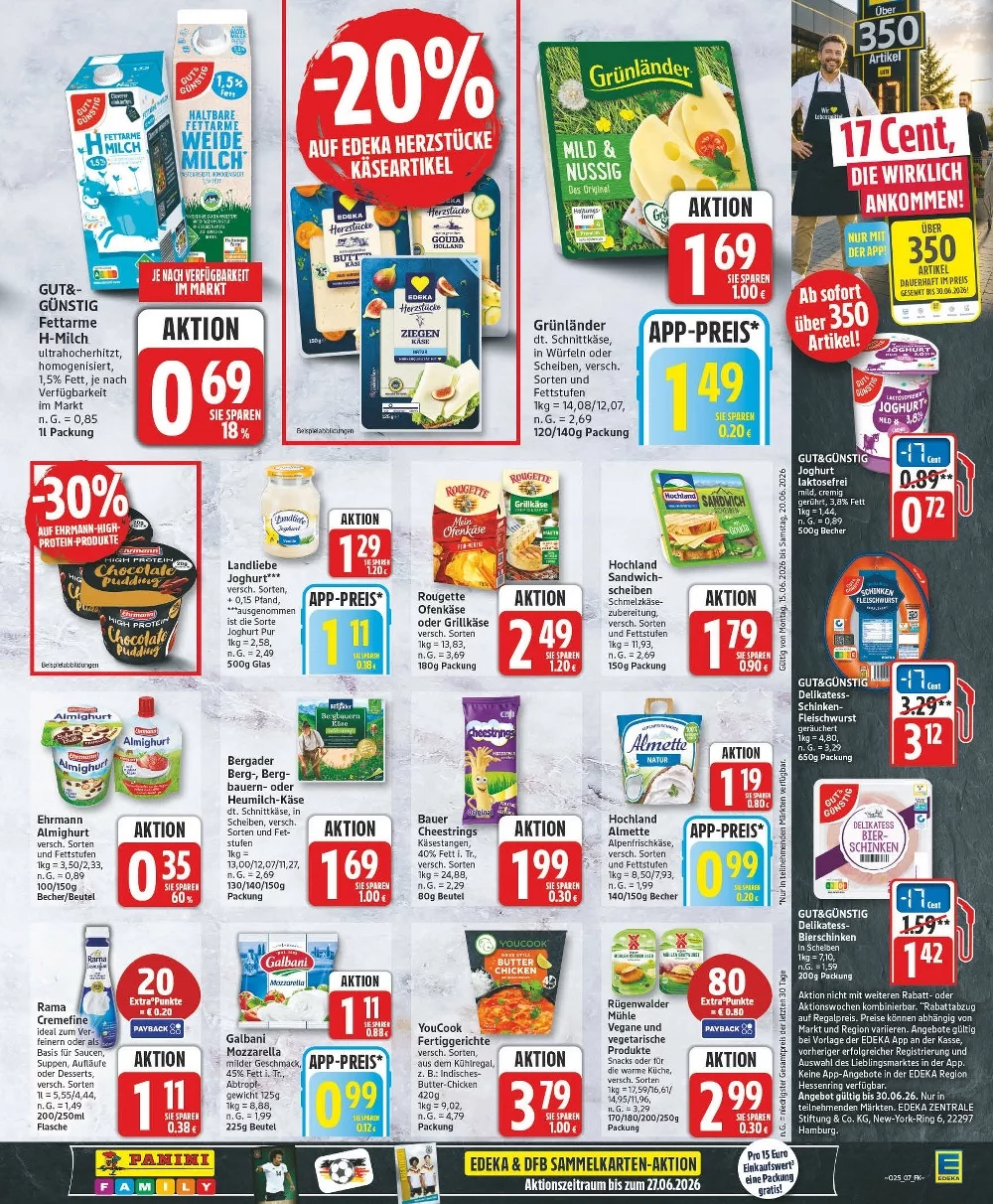 Edeka Prospekt ab 15.06.2026 diese & nächste woche - Bild 1 ab 15.06.2026