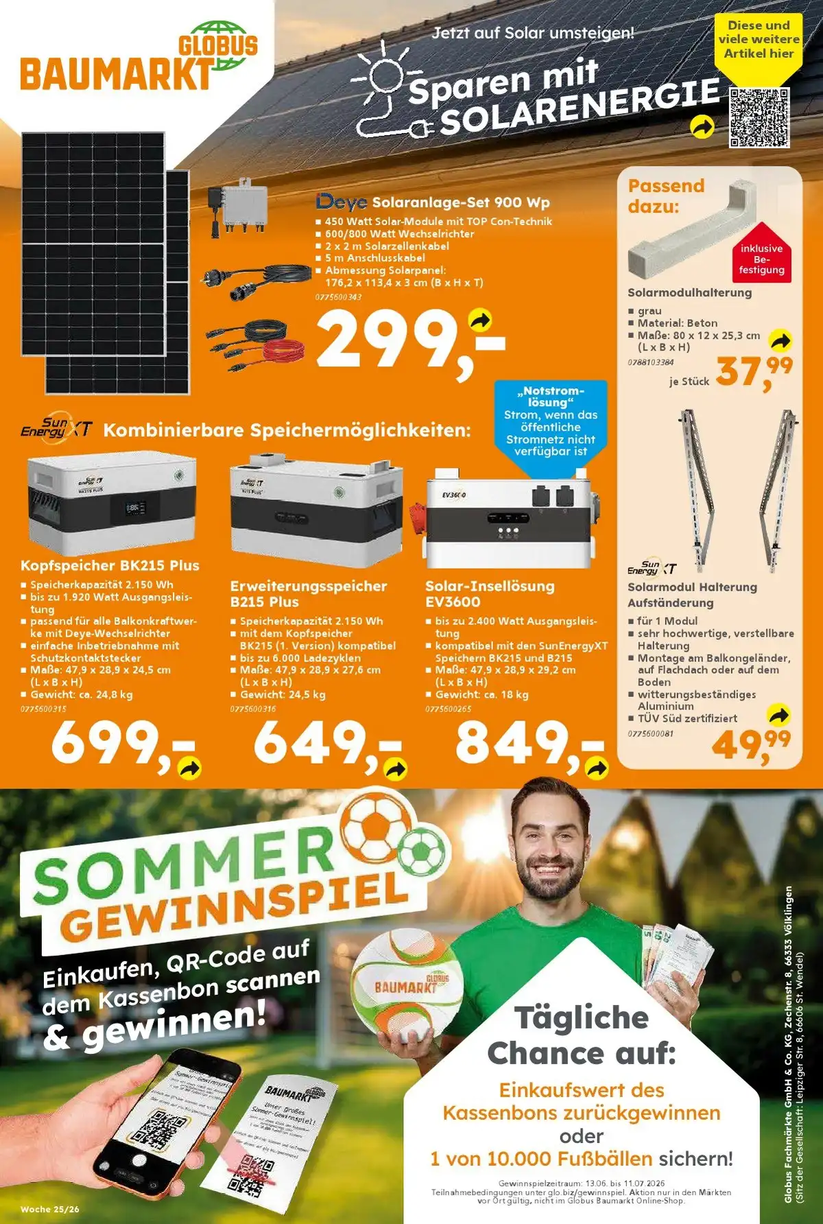 Globus Baumarkt Prospekt ab 15.06.2026 diese & nächste woche - Bild 2 ab 15.06.2026