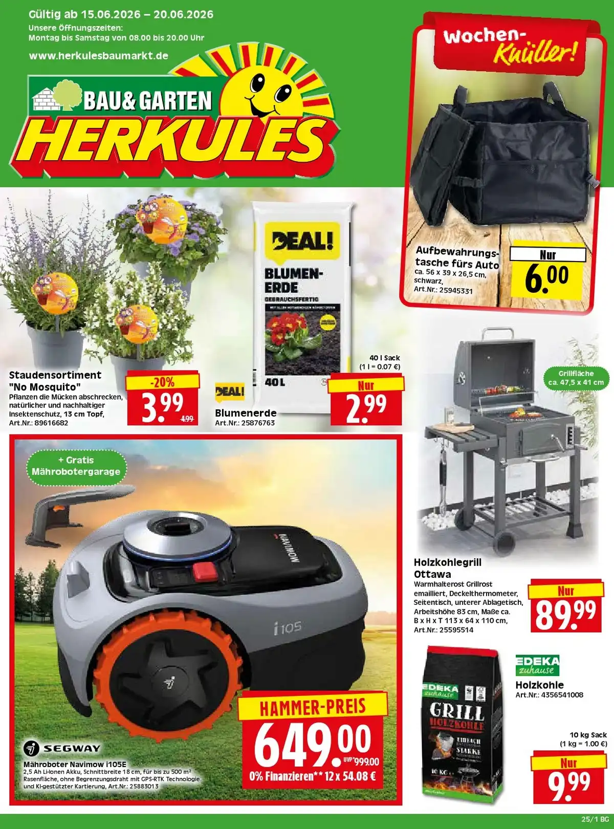 Herkules Prospekt ab 15.06.2026 diese & nächste woche - Bild 1 Baumarkt ab 15.06
