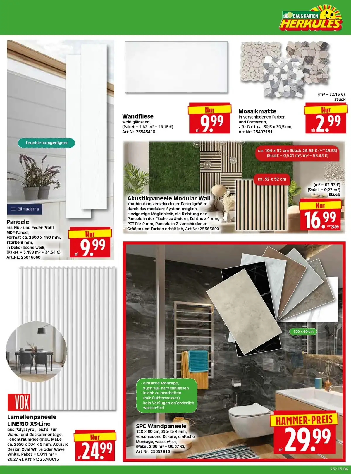 Baumarkt ab 15.06