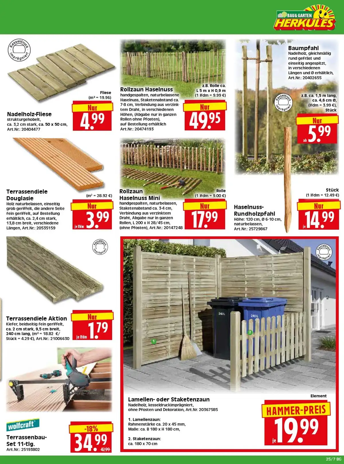 Herkules Prospekt ab 15.06.2026 diese & nächste woche - Bild 1 Baumarkt ab 15.06