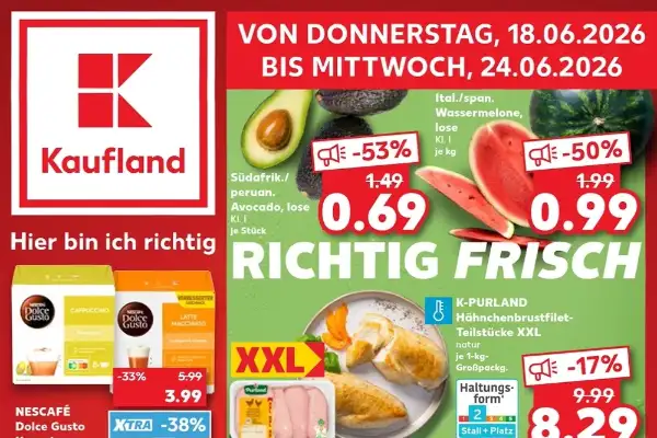 Kaufland Prospekt ab 11.06 & ab 18.06.2026 nächste woche