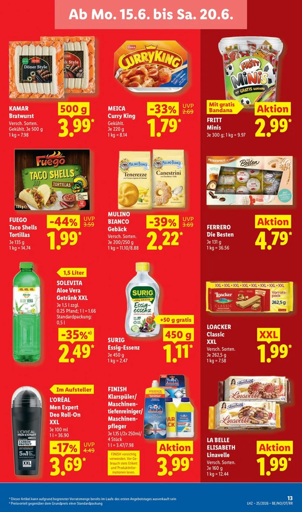 Lidl Prospekt ab 22.06 & ab 29.06.2026 nächste woche - Bild 1 ab 15.06.2026