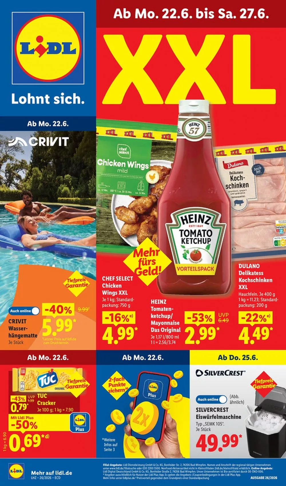 Lidl Prospekt ab 15.06 & ab 22.06.2026 nächste woche - Bild 1 ab 22.06.2026
