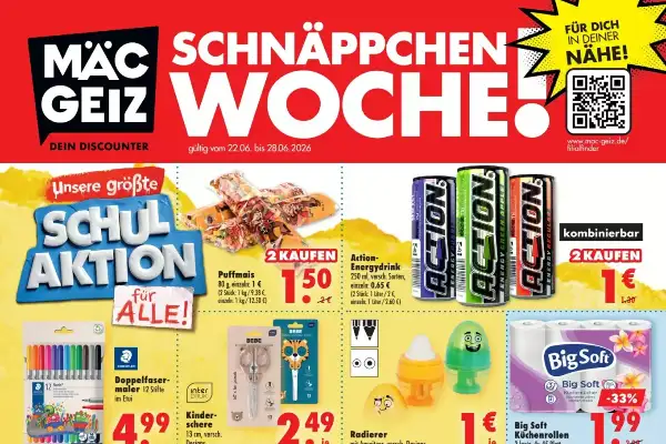 Mäc Geiz Prospekt ab 15.06 & ab 22.06.2026 nächste woche