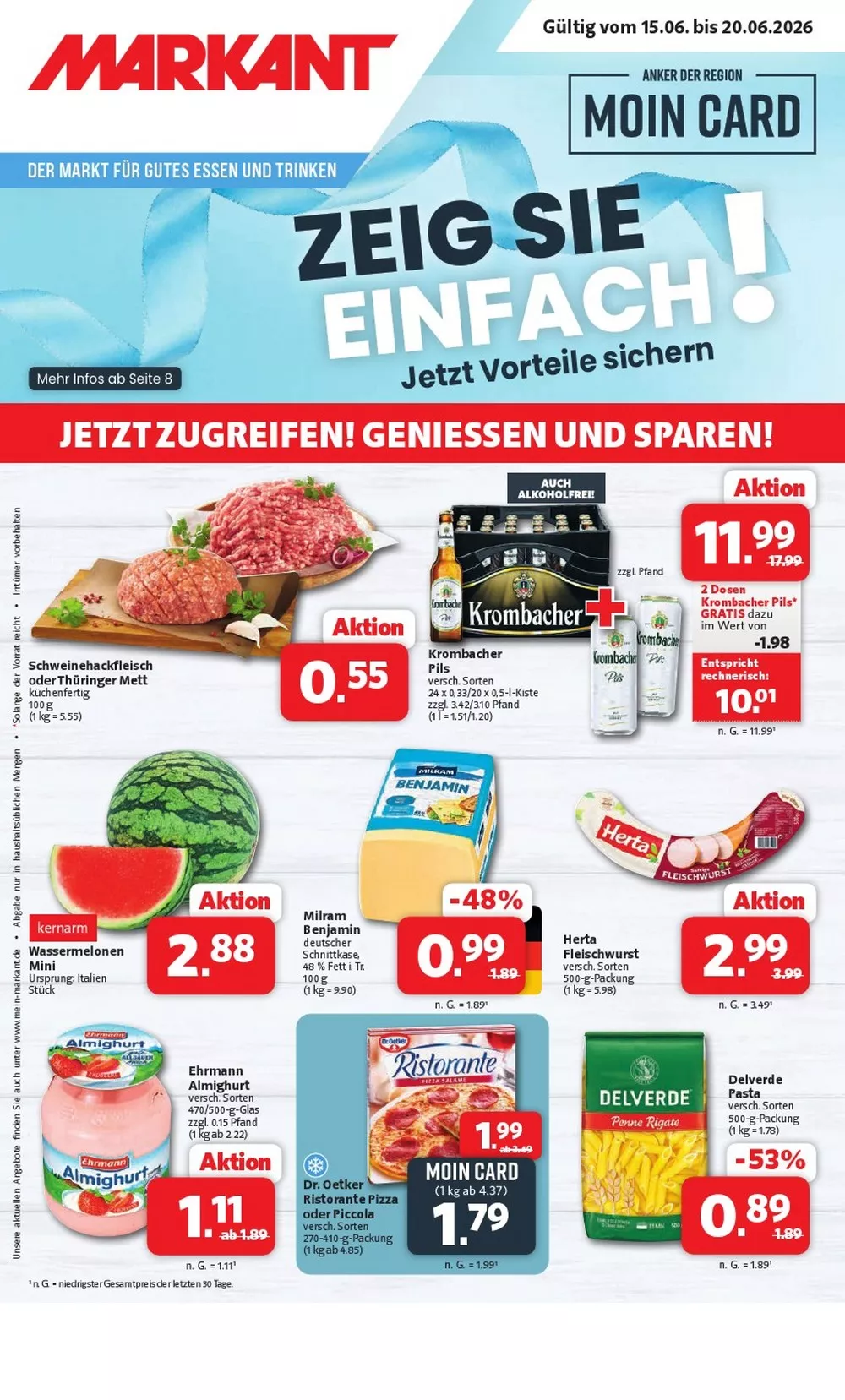 Markant Prospekt ab 15.06.2026 diese & nächste woche - Bild 1 ab 15.06.2026