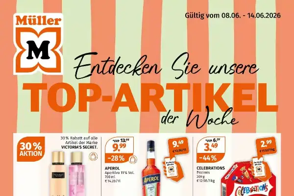 Müller Prospekt ab 08.06.2026 diese & nächste woche