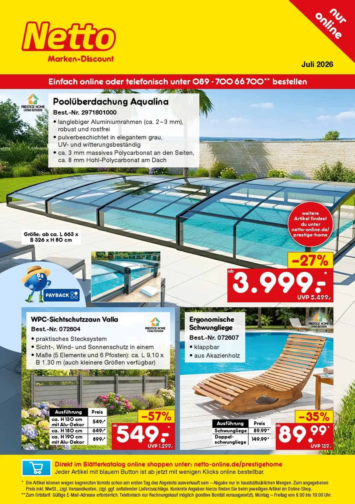 Online Angebote Juli