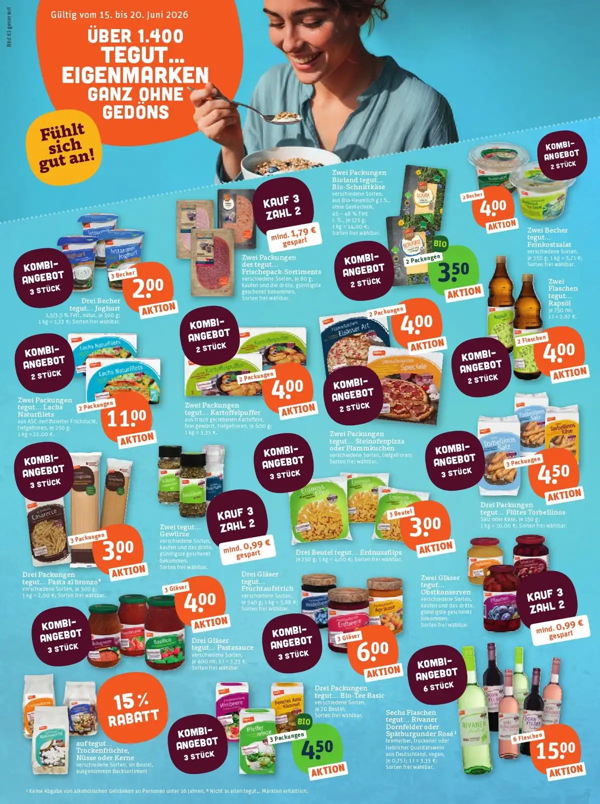Tegut Prospekt ab 15.06.2026 diese & nächste woche - Bild 1 ab 15.06.2026