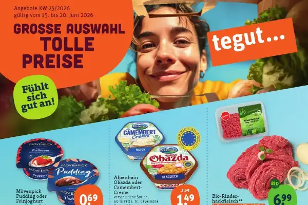 Tegut Prospekt ab 15.06.2026 diese & nächste woche