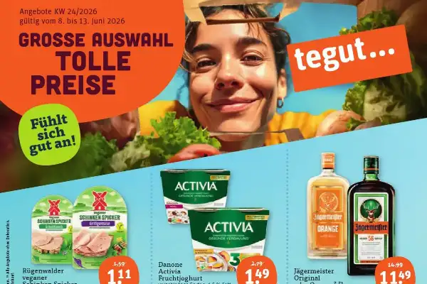 Tegut Prospekt ab 08.06.2026 diese & nächste woche