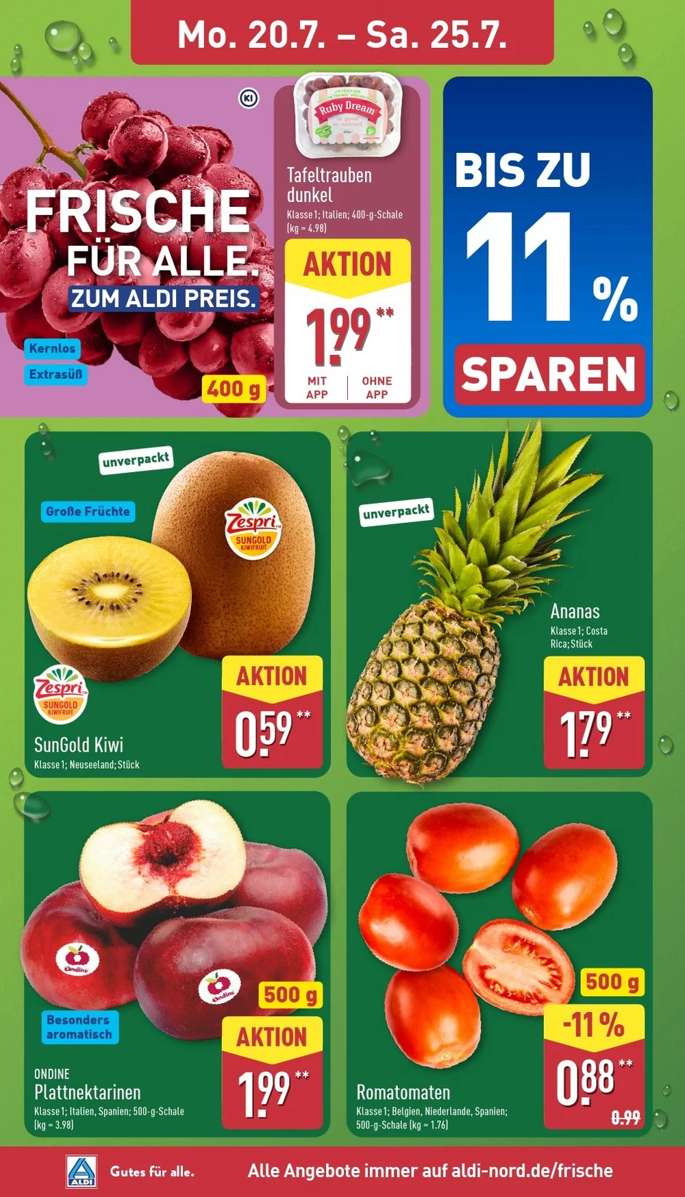 Aldi Nord Prospekt ab 20.07.2026 nächste woche - Bild 2 ab 20.07.2026