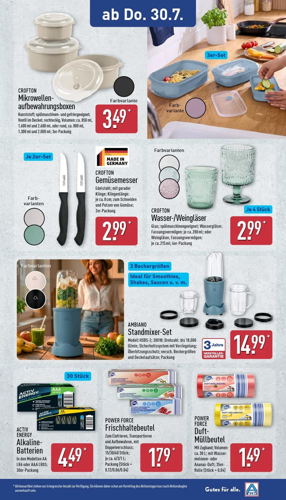Aldi Nord Prospekt ab 27.07.2026 nächste woche - Bild 1 ab 27.07.2026