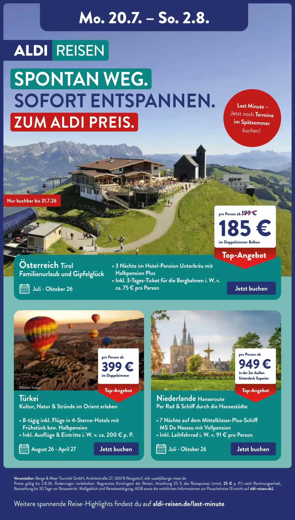 Aldi Süd Prospekt ab 20.07.2026 nächste woche - Bild 1 ab 20.07.2026