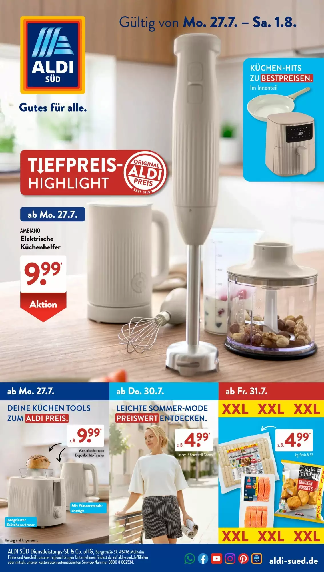 Aldi Süd Prospekt ab 27.07.2026 nächste woche - Bild 1 ab 27.07.2026