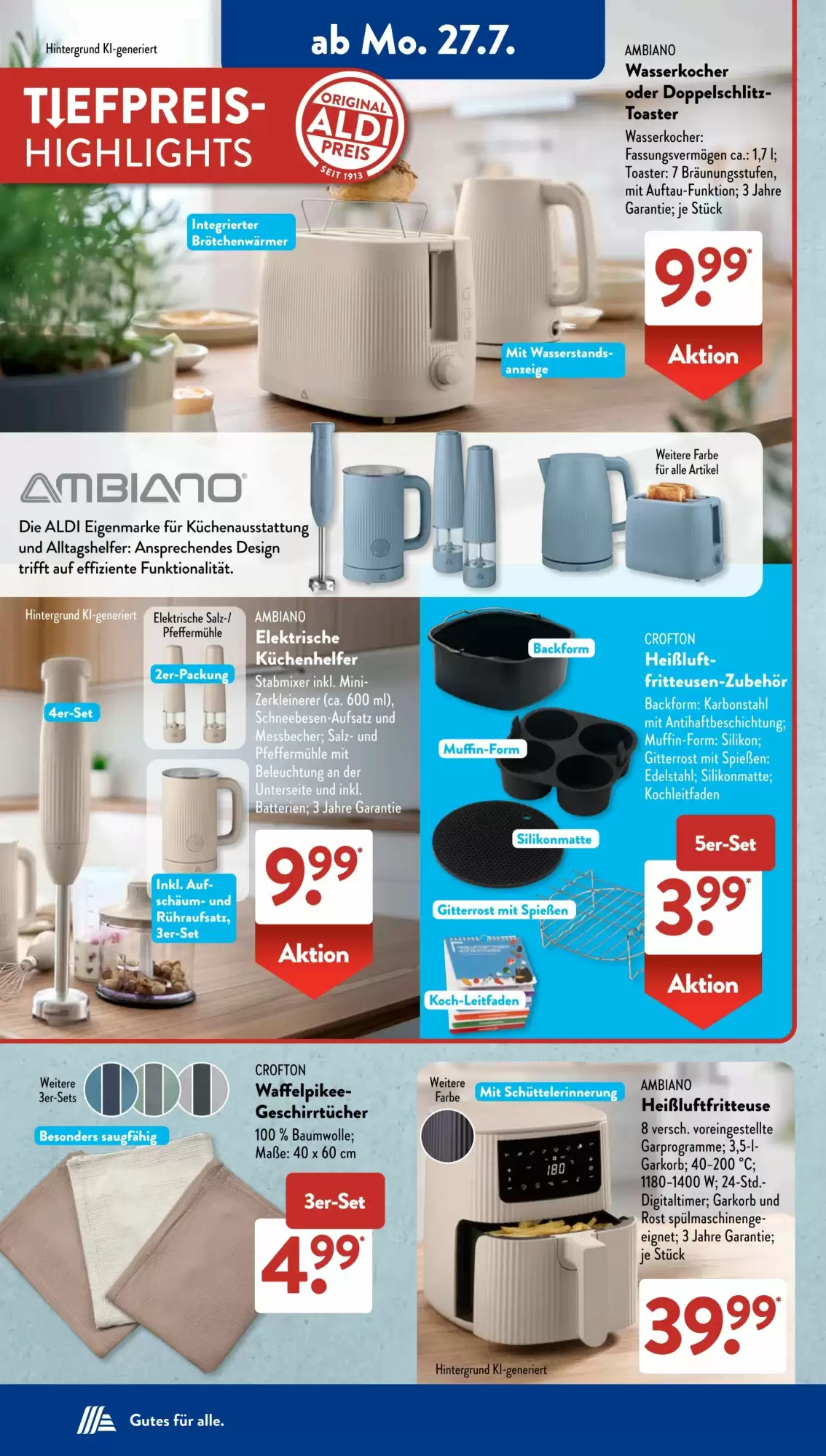 Aldi Süd Prospekt ab 27.07.2026 nächste woche - Bild 1 ab 27.07.2026