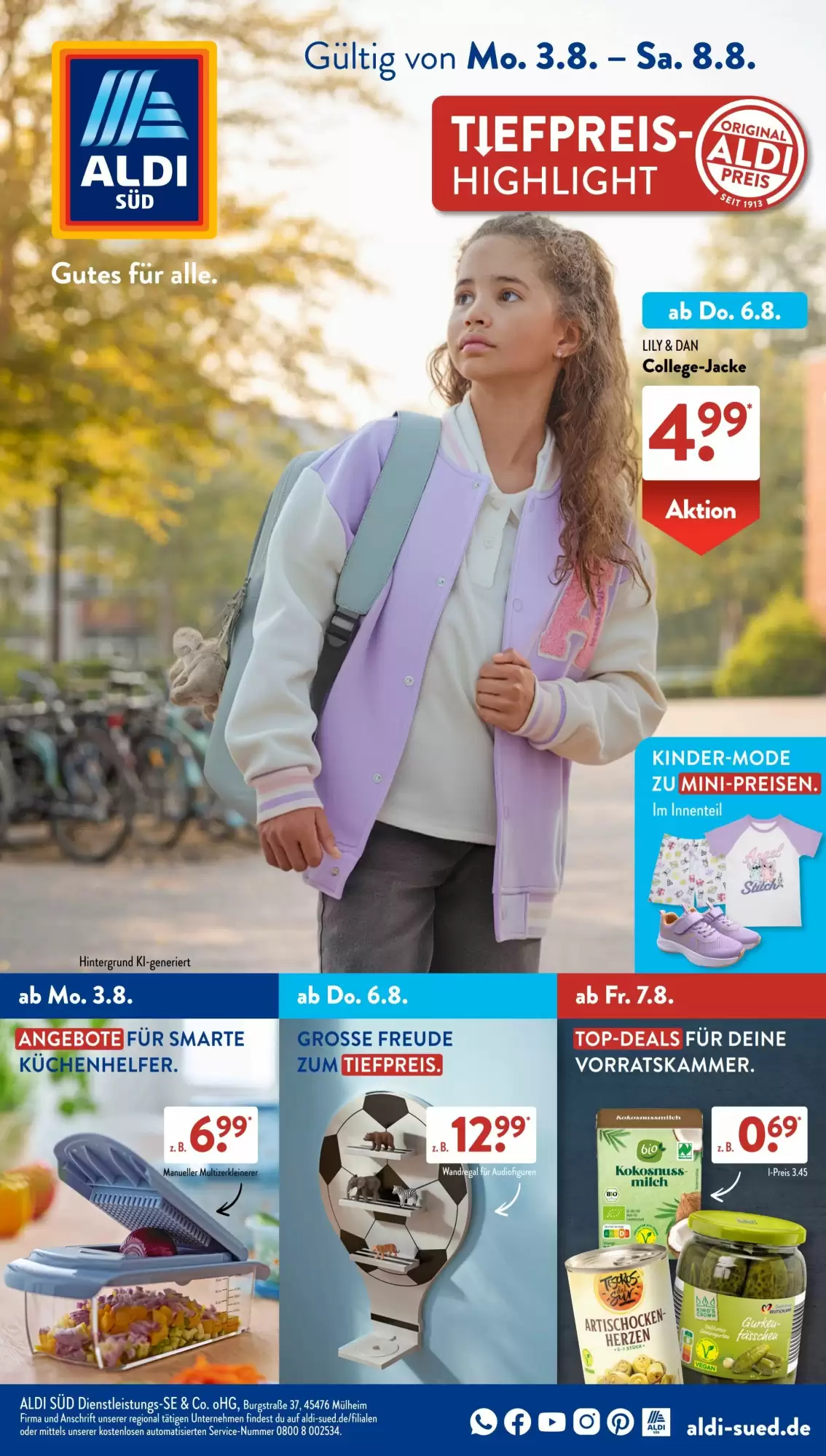 Aldi Süd Prospekt ab 03.08.2026 nächste woche - Bild 1 ab 03.08.2026