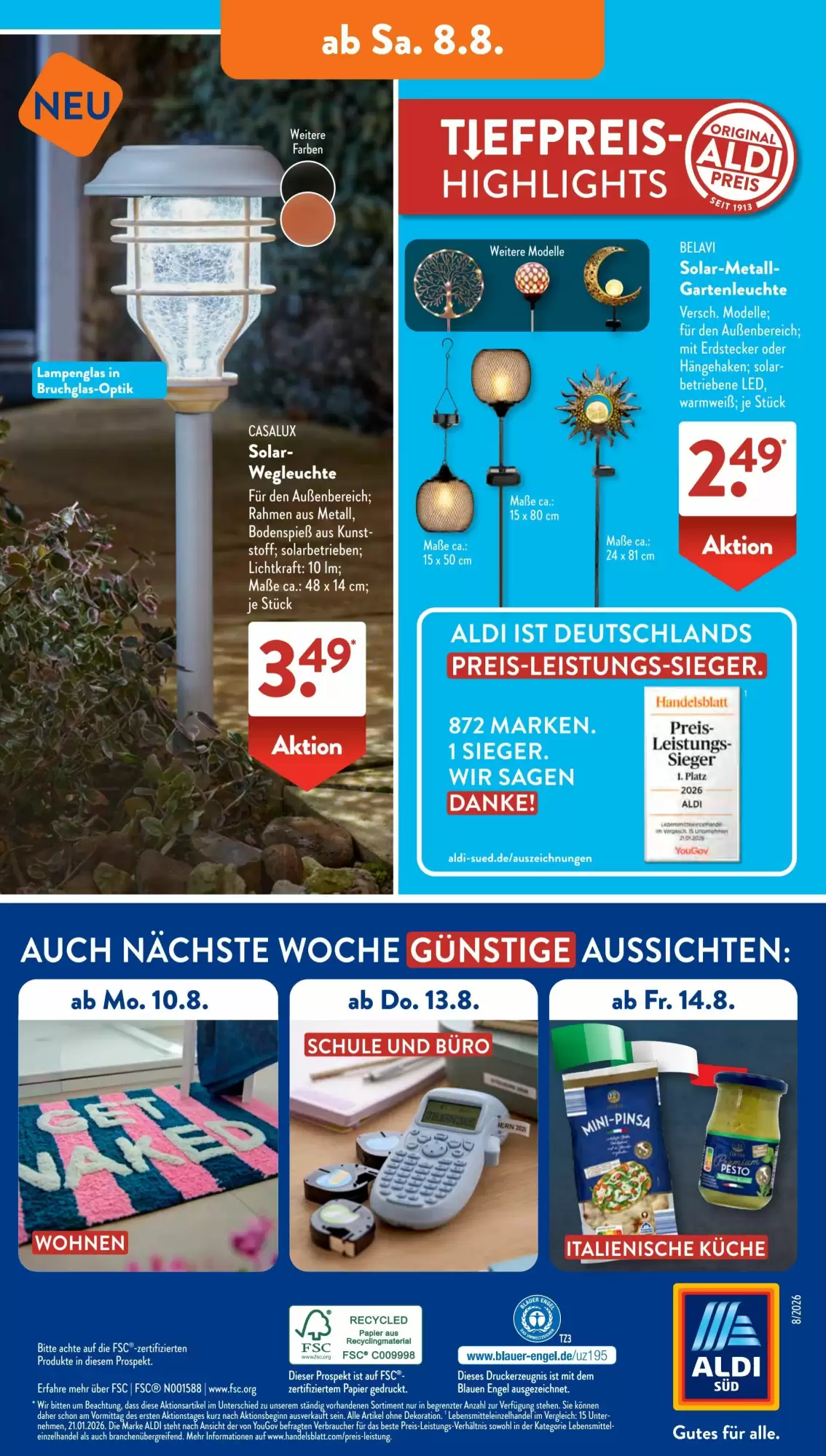 Aldi Süd Prospekt ab 03.08.2026 nächste woche - Bild 2 ab 03.08.2026